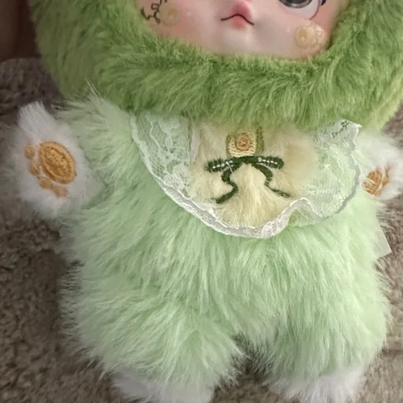 Nommi Cute Green Plush Doll - Picture 5 of 7